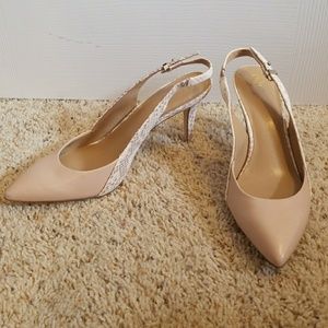 Ann Taylor sling back heels